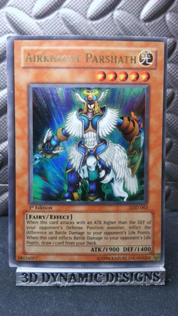 | Yugioh Airknight Parshath LOD-062 1st Ultra Rare Legacy Of Darkness HP 🔥 | - Image 1
