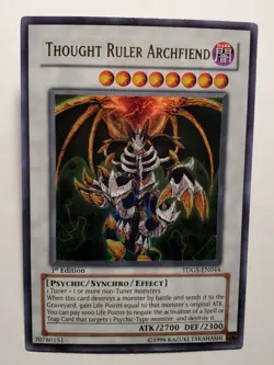 Thought Ruler Archfiend Ultra Rare TDGS-EN044 1st Edition Lightly Played Yugioh - Image 1