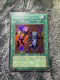 Yu-Gi-Oh! Delinquent Duo MRL-039 Magic Ruler Unlimited Holo Rare 1996 Konami - Image 2