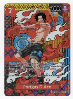 ONE PIECE Portgas.D.Ace (SP) OP02-013 Two Legends Foil - Image 1