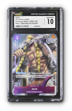 ONE PIECE Jack (Parallel) OP01-102 Romance Dawn Foil - CGC 10 - Image 1