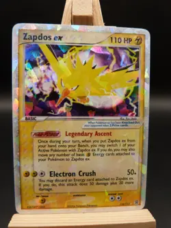 Pokemon Holo Secret Rare Card - Zapdos Ex 116/112 (Ex Fire Red Leaf Green) - Image 1