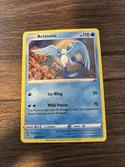 Articuno 036/195 Cosmos Holo Silver Tempest Pokemon Card (MINT) - Image 1