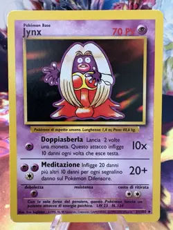 Jynx 31/102 Italian Base Set Uncommon 2000 Pokemon Card - Image 2