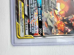 Pokemon Reshiram & Charizard GX TAG TEAM Promo Holo SM201 Sm Card - Image 3