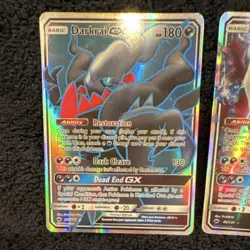 Pokemon Darkrai GX Sun & Moon Full Art Holo Card Lot 2 Cards English - Image 3