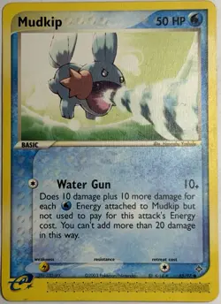 Mudkip 65/97 Ex Dragon E Series 2003 Vintage Pokemon Card LP - Image 1