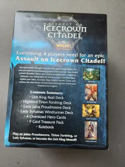World of Warcraft TCG Assault On Icecrown Citadel Raid Deck SEALED CARDS - Image 3