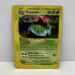 Pokemon TCG Venusaur Expedition Base Set 30/165 Regular Holo LP Pokemon Card - Image 1
