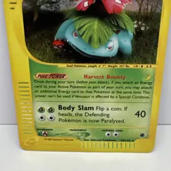 Pokemon TCG Venusaur Expedition Base Set 30/165 Regular Holo LP Pokemon Card - Image 3