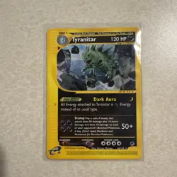 Pokemon Tyranitar Expedition Card 66/165 Non Holo - Image 1