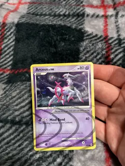 Arceus - AR7 - Pokemon Arceus Holo Card LP - Image 2