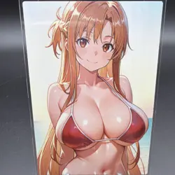 Asuna Yuuki Anime Waifu Card Doujin ACG Goddess Holo - Image 2