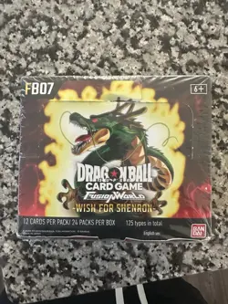 New Dragon Ball Super Card Game Fusion World Wish For Shenron Booster Box FB07 - Image 1