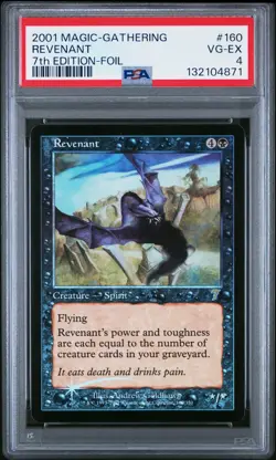 2001 MTG SEVENTH ED FOIL #160 REVENANT PSA 4 - Image 1