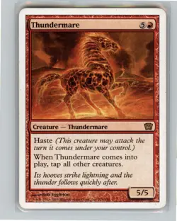 MTG Thundermare R 9th Edition 224 LP Magic The Gathering - Image 1