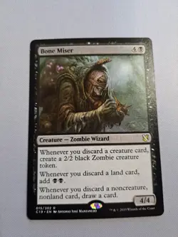 MTG: Bone Miser (LP): Commander 2019 - Image 1