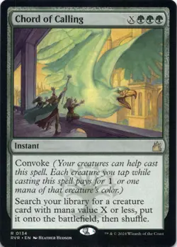 Chord of Calling Ravnica Remastered - Magic MTG NM - Image 1