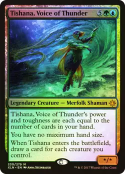 MTG FOIL Tishana, Voice of Thunder - Ixalan #230 - Image 1