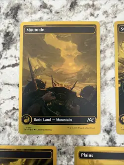 First Place Foil Driver Seat Full Art Lands Set of 5 Aetherdrift DFT MTG 507-511 - Image 2