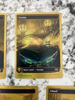 First Place Foil Driver Seat Full Art Lands Set of 5 Aetherdrift DFT MTG 507-511 - Image 3