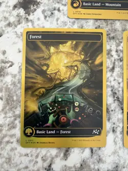 First Place Foil Driver Seat Full Art Lands Set of 5 Aetherdrift DFT MTG 507-511 - Image 4