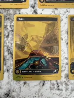 First Place Foil Driver Seat Full Art Lands Set of 5 Aetherdrift DFT MTG 507-511 - Image 5