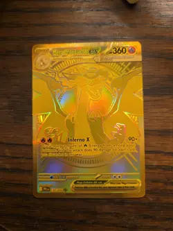Pokemon TCG Phantasmal Flames Mega Charizard X ex 130/094 - Image 1