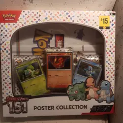 Nintendo Pokemon TCG Scarlet & Violet - 151 Poster Collection Box - 3 Packs 820650853166 - Image 1