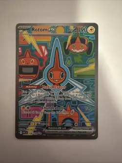 Rotom ex 126/094 Special Illustration Rare SIR Pokemon Phantasmal Flames - Image 1
