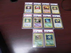 1999 Pokemon JUNGLE Set COMPLETE ALL 1ST Edition SET RATING 9.67 27 PSA 10'S GEM - Image 1
