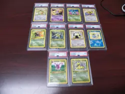1999 Pokemon JUNGLE Set COMPLETE ALL 1ST Edition SET RATING 9.67 27 PSA 10'S GEM - Image 3