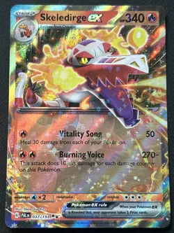 Skeledirge ex 037/193 Paldea Evolved Holo Double Rare NM 2023 Pokemon TCG - Image 1