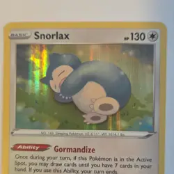 Pokemon Snorlax Holo Rare Swsh04 Vivid Voltage 131/185 130 HP 2020 English - Image 2