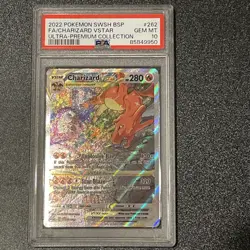 Pokemon Charizard VSTAR SWSH262 Ultra-Premium Promo Holo PSA 10 - Image 1