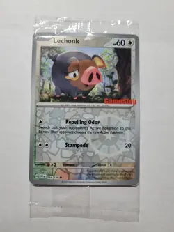 GameStop Promo Stamp - Sealed Lechonk 154/198 - Scarlet & Violet - Pokemon TCG - Image 1