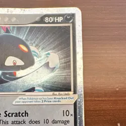 Pokemon Sneasel ex EX Ruby & Sapphire Holo Ultra Rare 103/109 2003 - Damaged - Image 3