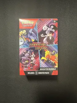 Pokemon TCG Destined Rivals Booster Bundle Sealed New, 6 Pack Booster - Image 1