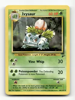 Ivysaur Base Set 2 #044/130 LP Pokemon - Image 1
