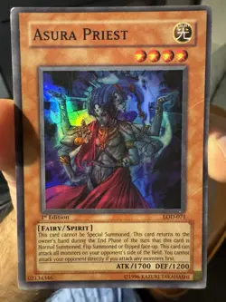 Asura Priest LOD-071 Legacy of Darkness 1st Edition- Super Rare- Yu-Gi-Oh TCG - Image 1