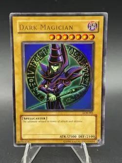 Holo Dark Magician LOB-005 Legend of Blue Eyes White Dragon Unlimited. Vintage - Image 3
