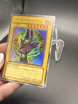 Holo Dark Magician LOB-005 Legend of Blue Eyes White Dragon Unlimited. Vintage - Image 5