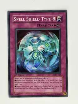 Spell Shield Type-8 MFC-043 Magician's Force Super Rare 1st Edition LP - Image 1