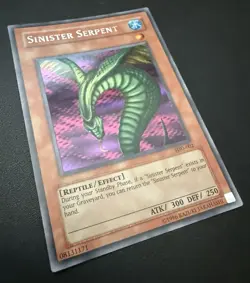 Sinister Serpent SDD-002 Secret Rare, Yu-Gi-Oh! TCG, *Great Condition* - Image 1