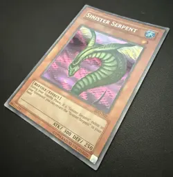 Sinister Serpent SDD-002 Secret Rare, Yu-Gi-Oh! TCG, *Great Condition* - Image 2