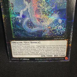 Yugioh Chasma, Dragon Ruler of Auroras Quarter Century Secret Rare ALIN-EN047 - Image 2