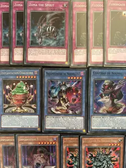 YuGiOh Sleeved Hungry Burger Nouvelles Impcantation Ritual Deck & Side Deck - Image 2