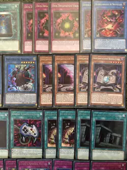 YuGiOh Sleeved Hungry Burger Nouvelles Impcantation Ritual Deck & Side Deck - Image 4