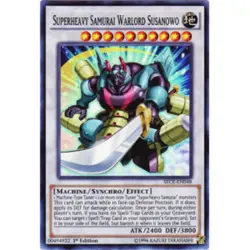 Yugioh! HP Superheavy Samurai Warlord Susanowo - SECE-EN048 - Super Rare - 1st E - Image 1