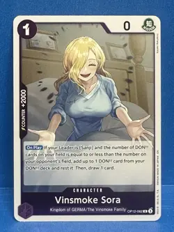 One Piece Vinsmoke Sora OP12-062/156 Legacy of the Master English Foil - Image 1